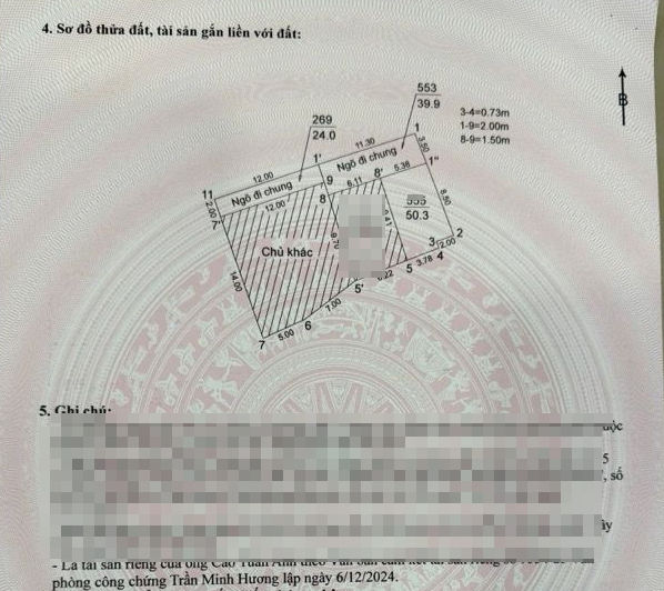 BÁN ĐẤT - TÂY HỒ - DT 50M - GIÁ 9,9 TỶ